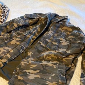 Oversized camo jacket